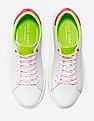 Cole Haan Women Optic White And Pink Glow GrandPrø Tennis Sneakers