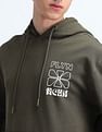 Flying Machine Hooded Relaxed Fit Sweatshirt