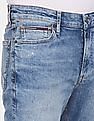 Tommy Hilfiger Men Blue Simon Skinny Fit Plush Lightly Distressed Jeans