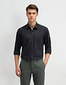Arrow Houndstooth Cotton Formal Shirt