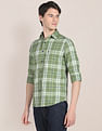 U.S. Polo Assn. Plaid Check Twill Casual Shirt