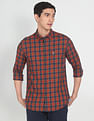 U.S. Polo Assn. Denim Co. Button Down Collar Check Casual Shirt