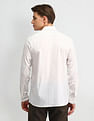 Arrow Slim Fit Dobby All-Over Pattern Shirt