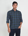 Arrow Sports Manhattan Slim Fit Plaid Shirt