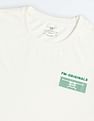 Flying Machine Rear Brand Print Cotton T-Shirt