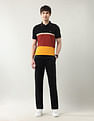 Arrow Sport Colourblocked Regular Fit Polo Shirt