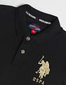 U.S. Polo Assn. Denim Co. Metallic Logo Polo Shirt