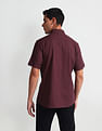Arrow Sports Cutaway Collar Solid Shirt