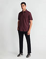 Arrow Sports Cutaway Collar Solid Shirt