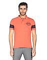 U.S. Polo Assn. Denim Co. Ribbed Collar Solid Polo Shirt