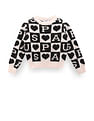 U.S. Polo Assn. Kids Girls Patterned Knit Sweatshirt