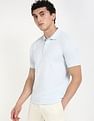 Calvin Klein Jeans Solid Slim Fit Cotton Polo Shirt