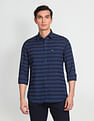 Arrow Sports Horizontal Stripe Cotton Casual Shirt
