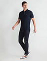 Arrow Sports Solid Logo Polo Shirt