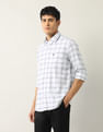 Arrow Sport Grid Tattersall Checked Pure Cotton Shirt