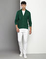 Tommy Hilfiger High Neck Patterned Knit Sweatshirt