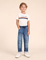 U.S. Polo Assn. Kids Boys Regular Fit Blue Jeans