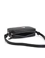 Tommy Hilfiger Solid Black Pu Sling Bag