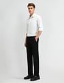 Arrow Mid Rise Tapered Twill Trousers