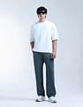 Flying Machine Solid Cobain Loose Fit Chinos