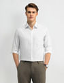 Arrow Geometric Printed Manhattan Slim Fit Shirt