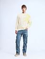 Flying Machine Oversized Fit Printed Sweatshirt