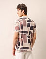 U.S. Polo Assn. Denim Co. Abstract Printed Muscle Fit Polo Shirt