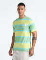 Flying Machine Horizontal Stripe Oversized T-Shirt