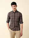U.S. Polo Assn. Plaid Checked Tailored Fit Shirt