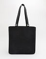 Tommy Hilfiger Logo Black Polyester Tote Bag