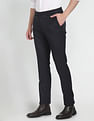 Arrow Mid Rise Tailored Fit Formal Trousers