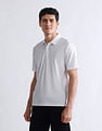 USPA Active Textured Slim Fit Polo Shirt
