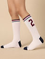 U.S. Polo Assn. Boys Mid-Calf Length KS003 Socks - Pack Of 3