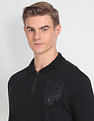 U.S. Polo Assn. Denim Co. Brand Print Cotton Polo Shirt