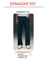 Flying Machine F-Jango Straight Fit Whiskered Jeans