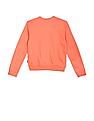 U.S. Polo Assn. Kids Boys Coral Crew Neck Solid Sweatshirt