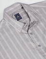 Arrow Sports Short Sleeve Vertical Stripe Casual Shirt