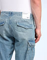Flying Machine Cobain Loose Fit Blue Jeans