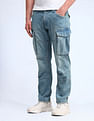 Flying Machine Cobain Loose Fit Blue Jeans