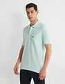 Arrow Sports Self Stripe Cotton Polo Shirt