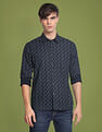 Flying Machine Floral Print Cotton Shirt