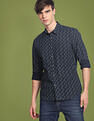Flying Machine Floral Print Cotton Shirt