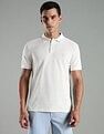 Tommy Hilfiger Embroidered Logo Regular Fit Cotton Polo T- Shirt
