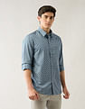 Arrow Sport Geometric Printed Printed Pure Cotton Shirt
