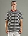 Tommy Hilfiger Striped Regular Fit Cotton T-Shirt