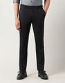 Arrow Regular Fit Mid Rise Trousers