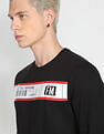 Flying Machine Crew Neck Solid Sweatshirt