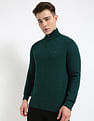 Tommy Hilfiger Solid Regular-Fit Cotton Sweater