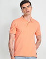 Flying Machine Solid One Pocket Polo Shirt