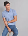AD by Arvind Wrinkle Resistant Quick Dry Smart Polo Shirt